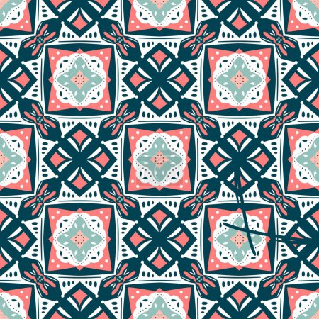 pattern seamless frame ethnic art design illustration