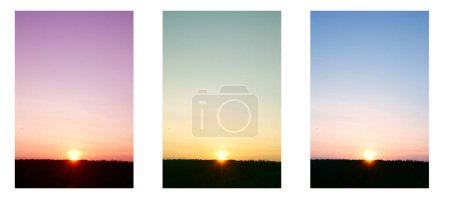 Photo for Different colors of the evening sky - Royalty Free Image