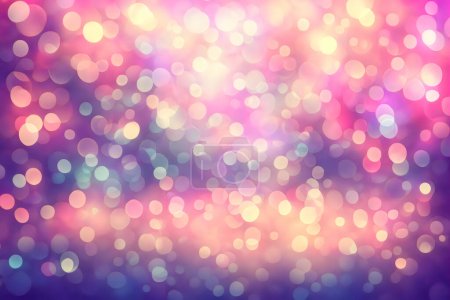 Foto de Multi color glitter sparkle background, colorful bokeh texture - Imagen libre de derechos