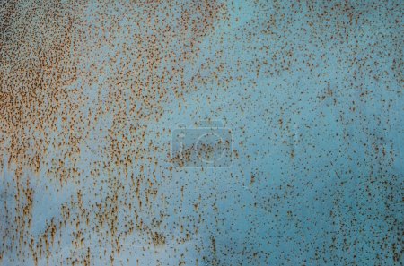 Photo for Part of dirty old rusted surface. Multicolor metal textures. Poster. Interior decor. Grunge background - Royalty Free Image