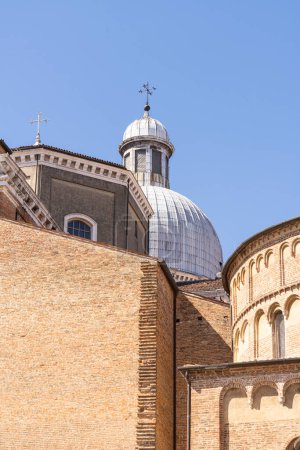 Photo for Padua, Italy. April 2023.  Padua, Italy. April 2023. External view of the Cathedral Basilica of Santa Maria Assunta in the city center - Royalty Free Image
