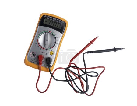 Photo for A digital multimeter on a transparent background - Royalty Free Image