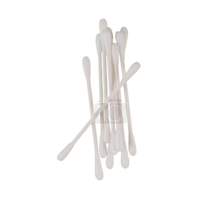 ear cleaning sticks on a transparent background
