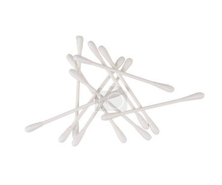ear cleaning sticks on a transparent background