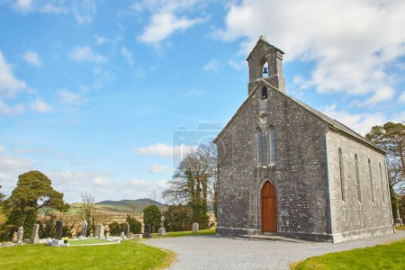 Foto de Iglesia en la Roca de Dunamase cerca de Portlaoise en Irlanda - Imagen libre de derechos
