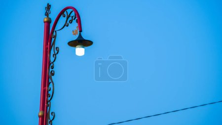 Photo for Street lamp on blue sky - Royalty Free Image