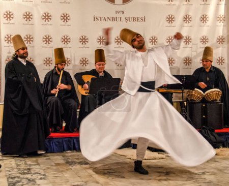 Whirling Dervishes in Istanbul, turkey