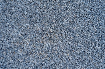 Photo for Fine gravel. Background building stone for road construction, paving stones. - Royalty Free Image