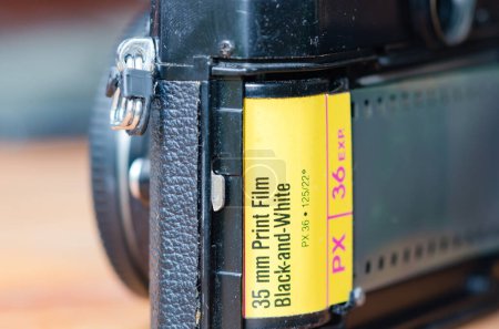 Closeup image of 35mm films