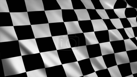Foto de Bandera de carrera, bandera ondeante de alta calidad Imagen - Imagen libre de derechos