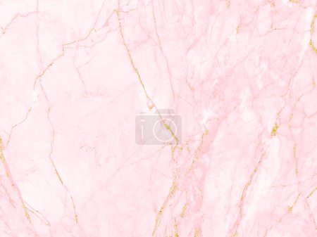 Foto de Pink gold marble background with the texture of natural marbling with gold veins exotic limestone ceramic tiles, Mineral marble pattern, Modern onyx, Pink breccia, Quartzite granite, and Marble of Thailand. - Imagen libre de derechos