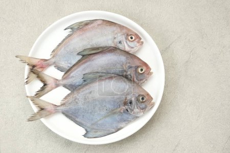 Ikan Dorang or Ikan Bawal Putih, food preparation