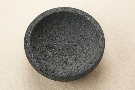 Cobek Batu or mortar and pestle, stone craft