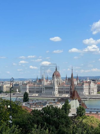 Panoramic view of the Budapest, Hungary