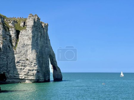 Photo for Beautiful view of cliffs at Etretat, France - Royalty Free Image