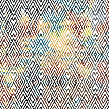 Foto de Geometría moderna y patrón de repetición de decoración en una superficie de textura creativa con alta definición - Imagen libre de derechos