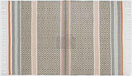 Foto de Alfombra tejida e impresa hecha a mano original, alfombras y alfombra de baño con alta resolución - Imagen libre de derechos