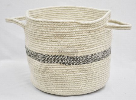 Hand Woven, tufted, and braided Baskets with high-resolution