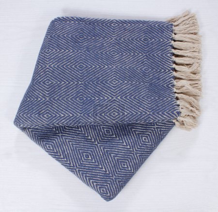 Jacquard and woven Throw blanket with high-resolution