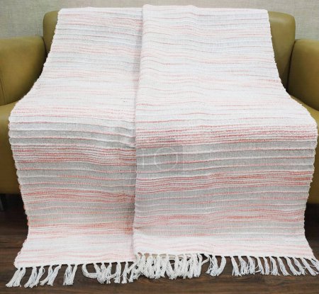 Jacquard and woven Throw blanket with high resolution
