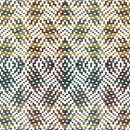 Geometrisches Repeat Grunge Pattern mit hochwertiger Textur