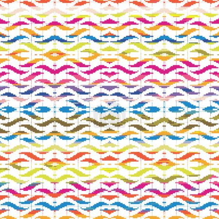 Geometric Woven design pattern with high-quality texture