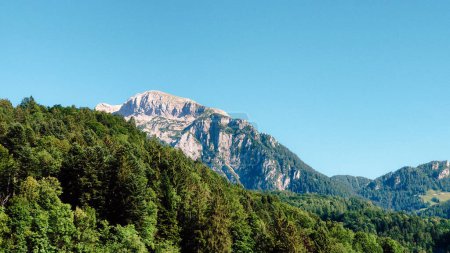 Photo for View on mountain in Schoenau by Koenigsee in the Bavarian Alps - Germany - Royalty Free Image