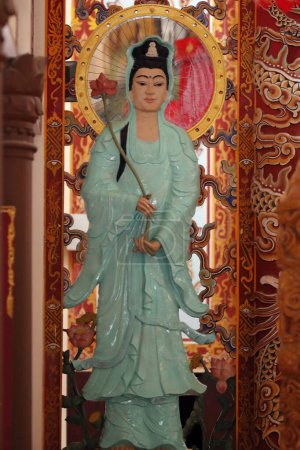 Photo for Long Son buddhist pagoda.  Bodhisattva  Avalokitehvara.  Nha Trang. Vietnam. - Royalty Free Image
