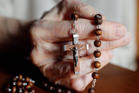 The Rosary of the Holy Wounds was introduced at the beginning of the 20th century by the Venerable Sister Marie Martha Chambon. Marclaz. France. 
