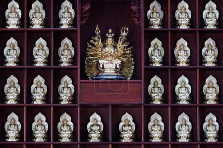 Photo for Phat Quang Buddhist temple.  Bodhisattva  Avalokitehvara.  Chau Doc. Vietnam. - Royalty Free Image