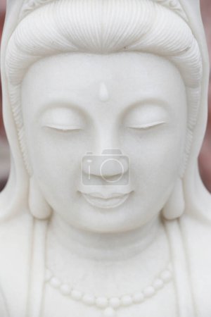 Photo for Avalokitesvara  ( Quan Am), the Bodhisattva of compassion or goddess of Mercy. Danang. Vietnam. - Royalty Free Image