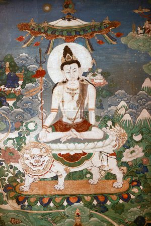 Museo Guimet. Bodhisattva Avalokiteshvara o Simhanada Avalokiteshvara. China del siglo XVIII. París. Francia.
