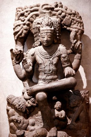 Guimet museum. Shiva master of knowledge. India 13 th century. Paris. France.