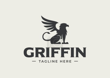 Ilustración de Griffin logo vector icono ilustración - Imagen libre de derechos
