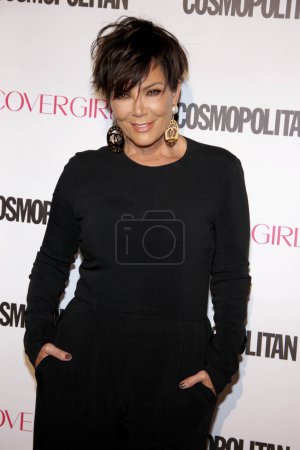 Foto de Kris Jenner en la celebración del 50º cumpleaños de Cosmopolitan Magazine celebrada en Ysabel, West Hollywood, EE.UU., el 12 de octubre de 2015. - Imagen libre de derechos