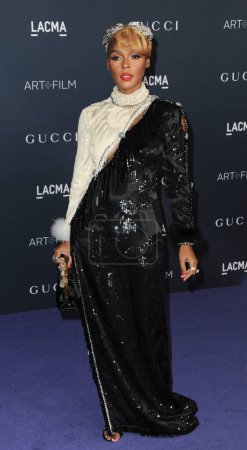 Photo for Janelle Monae at the LACMA Art+Film Gala Presented By Gucci held at the Los Angeles County Museum of Art in Los Angeles, USA on November 5, 2022. - Royalty Free Image