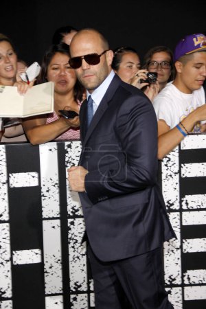 Foto de Jason Statham en el estreno en Los Ángeles de 'The Expendables 2' celebrado en el Grauman 's Chinese Theatre en Hollywood, EE.UU. el 15 de agosto de 2012. - Imagen libre de derechos