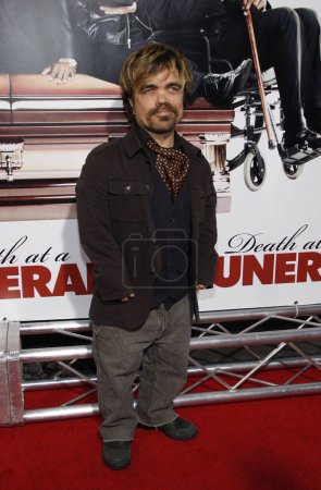 Photo for Peter Dinklage at the Los Angeles premiere of 'Death At A Funeral' held at the ArcLight Cinerama Dome in Hollywood, USA on April 12, 2010. - Royalty Free Image