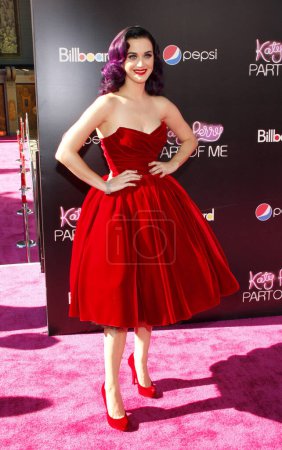 Photo for Katy Perry at the Los Angeles premiere of 'Katy Perry: Part Of Me' held at the Grauman's Chinese Theater in Hollywood, USA on June 26, 2012. - Royalty Free Image