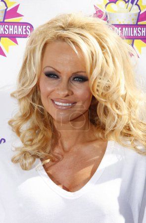 Photo for Pamela Anderson and PETA create the First ALL-VEGAN Shake held at the Millions of Milkshakes in West Hollywood, USA on April 9, 2010. - Royalty Free Image