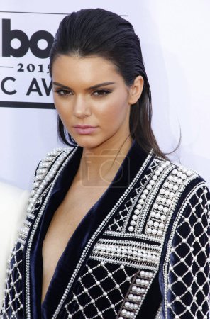 Foto de Kendall Jenner en el Billboard Music Awards 2015 celebrado en el MGM Garden Arena en Las Vegas, EE.UU. el 17 de mayo de 2015. - Imagen libre de derechos