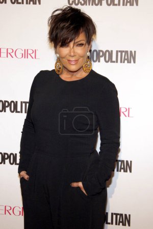 Foto de Kris Jenner en la celebración del 50º cumpleaños de Cosmopolitan Magazine celebrada en Ysabel, West Hollywood, EE.UU., el 12 de octubre de 2015. - Imagen libre de derechos