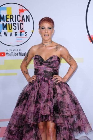 Photo for Halsey at the 2018 American Music Awards held at the Microsoft Theater in Los Angeles, USA on October 9, 2018. - Royalty Free Image