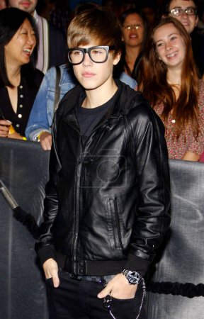 Foto de Justin Bieber en el estreno en Los Ángeles de 'Megamind' celebrado en Hollywood y Highland en Hollywood, EE.UU. el 30 de octubre de 2010. - Imagen libre de derechos
