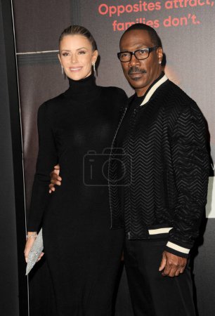 Photo for Eddie Murphy and Paige Butcher at the Los Angeles premiere of Netflix's 'You People' held at the Regency Village Theatre in Westwood, USA on January 17, 2023.. - Royalty Free Image
