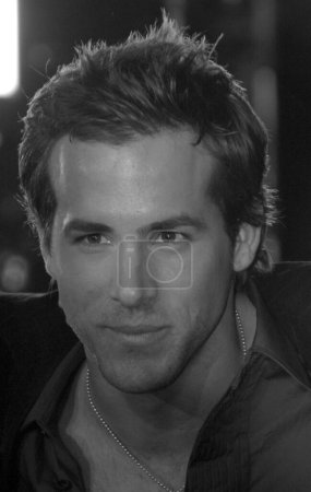 Photo for HOLLYWOOD, CA - DECEMBER 07, 2004: Ryan Reynolds at the Los Angeles premiere of 'Blade: Trinity' held at the Grauman's Chinese Theater in Hollywood, USA on December 7, 2004. - Royalty Free Image
