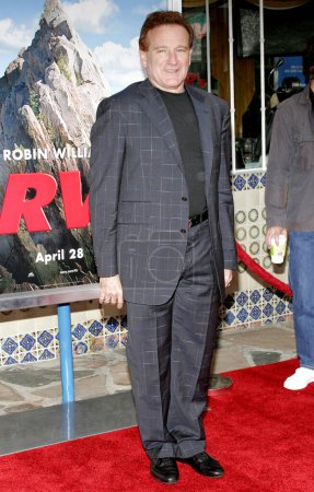 Foto de WESTWOOD, CA - 23 DE ABRIL DE 2006: Robin Williams en el estreno en Los Ángeles de 'RV' celebrado en el Mann Village Theatre en Westwood, EE.UU. el 23 de abril de 2006
. - Imagen libre de derechos