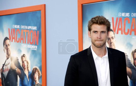 Photo for Liam Hemsworth at the Los Angeles premiere of 'Vacation' held at the Regency Village Theatre in Westwood, USA on July 27, 2015. - Royalty Free Image