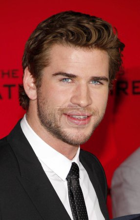 Photo for Liam Hemsworth at the Los Angeles premiere of 'The Hunger Games: Catching Fire' held at the Nokia Theatre L.A. Live in Los Angeles, USA on November 18, 2013. - Royalty Free Image