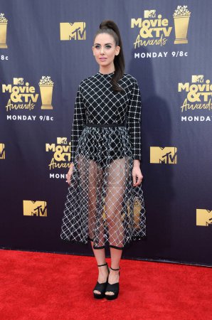 Photo for Alison Brie at the 2018 MTV Movie And TV Awards held at the Barker Hangar in Santa Monica, USA on June 16, 2018. - Royalty Free Image